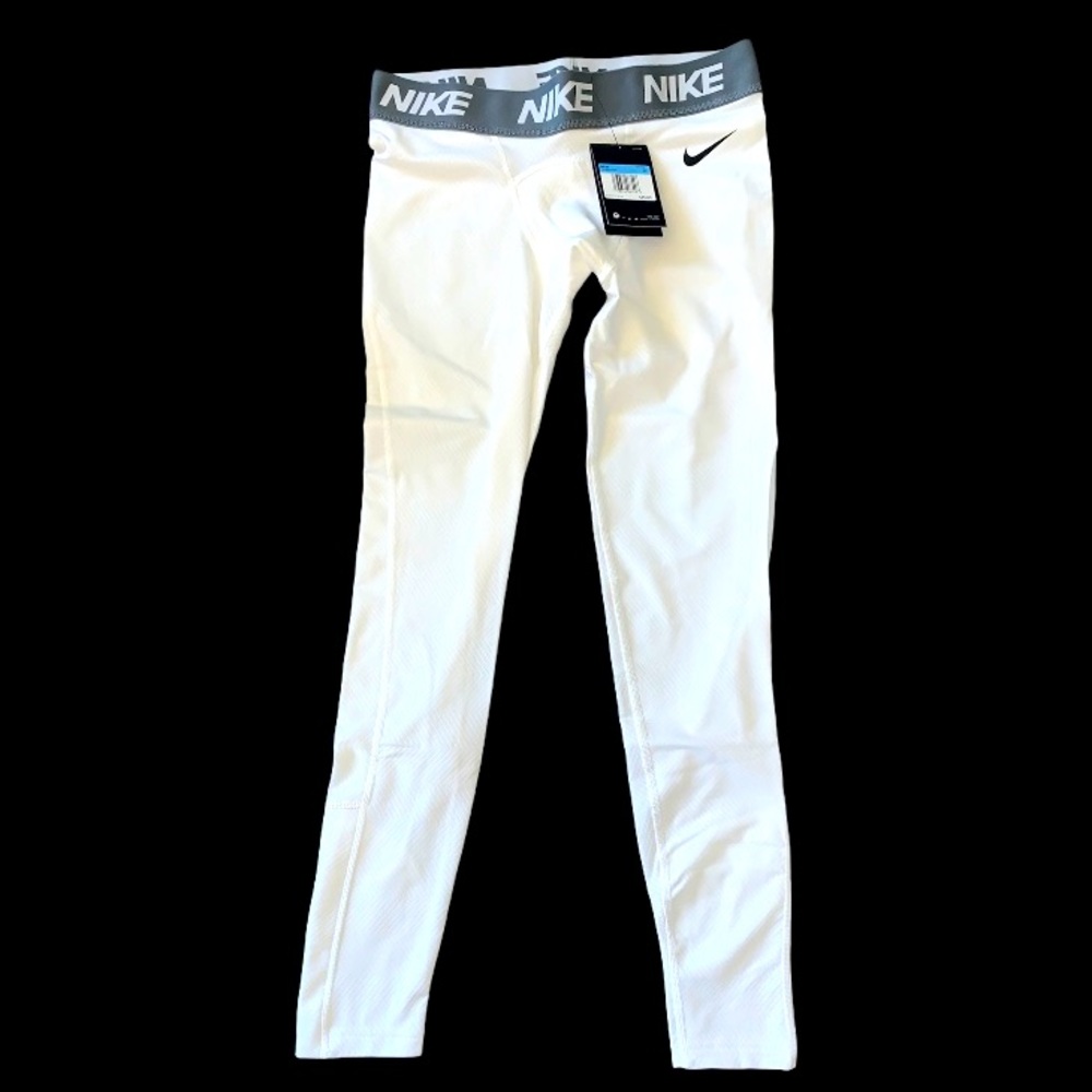 Nike Men’s M White Running Tights NWT